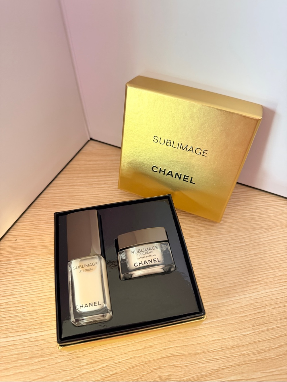 CHANEL Sublimage Le Crème and Le Serum travel set New